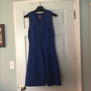 Vince Camuto Blue Scuba Fit and Flare